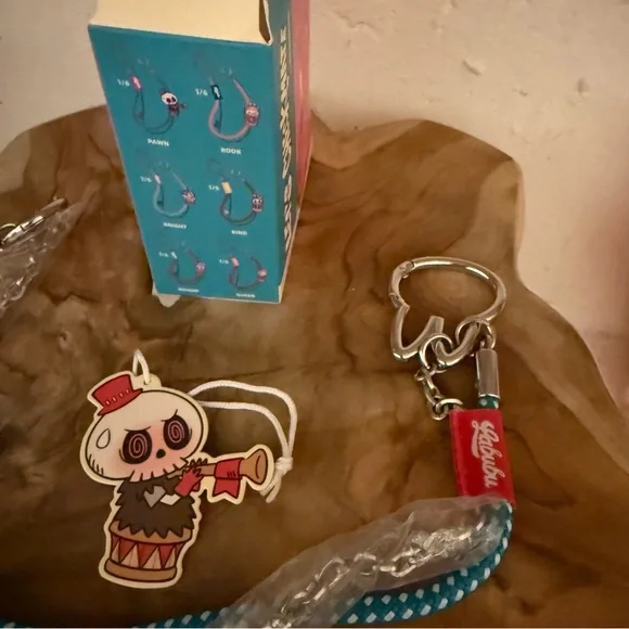 Authentic Pop Mart Labubu the Monsters Let's Checkmate Pendant Chain - Pawn - Picture 2 of 4